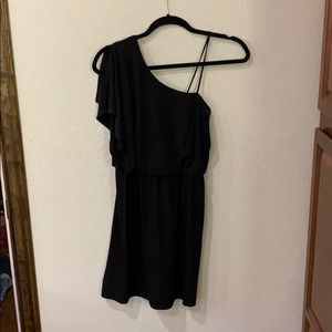 Black One Shoulder Dress
